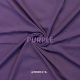 Plain Georgette - Purple #7